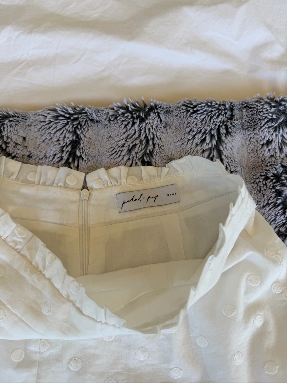 Petal & Pup White Polka Dot Summer Shorts - Picture 3 of 4